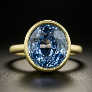Lang Collection 9.73 Carat No-Heat Ceylon Sapphire Ring - 2