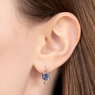 Lang Collection Buttercup Sapphire Earrings
