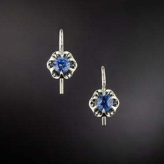 Lang Collection Buttercup Sapphire Earrings - 2