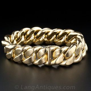 Large Curb Link Bracelet