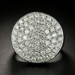 Large Pavé Diamond Ring - 2