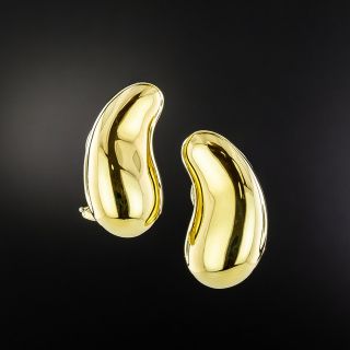 Large Tiffany & Co. / Elsa Peretti Bean Clip Earrings  - 2