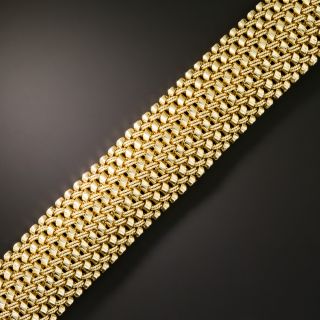Late 20th Century Gold Mesh Bracelet - 2