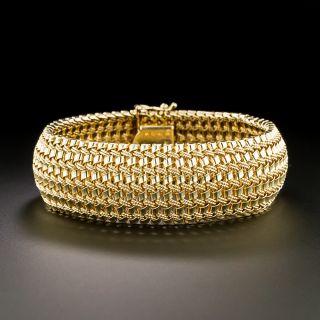 Late 20th Century Gold Mesh Bracelet - 4