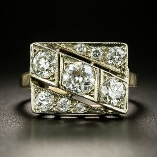 Late Art Deco Diamond Ring by Carroll's - 2
