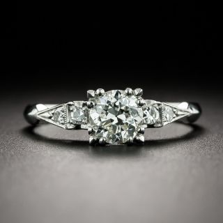 Late Deco .73 Carat Diamond Engagement Ring - GIA I VS2 - 2