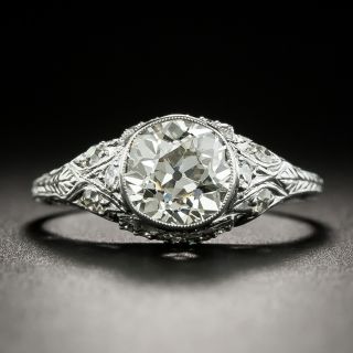 Late-Edwardian 1.51 Carat Diamond Engagement Ring - GIA K SI2 - 3