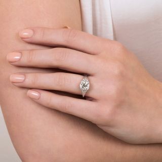 Late-Edwardian 1.51 Carat Diamond Engagement Ring - GIA K SI2