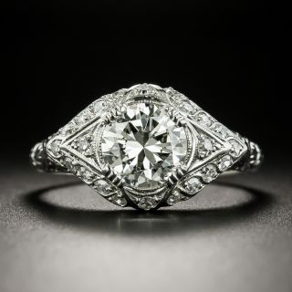 Late-Edwardian/Art Deco 1.40 Carat Diamond Engagement Ring - GIA J VS1 - 3