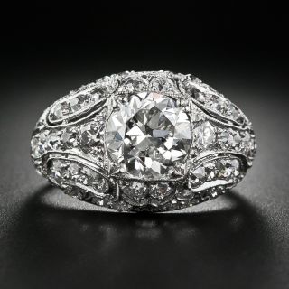 Late-Edwardian/Early-Art Deco 2.43 Carat Diamond Engagement Ring - GIA K VS2 - 7