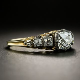 Late-Georgian .75 Carat Diamond Engagement Ring