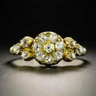 Late Georgian/Early Victorian Diamond Cluster Ring - 2