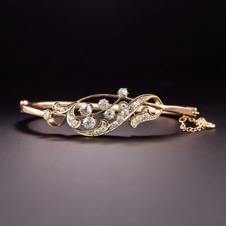 Late-Victorian Diamond Bangle Bracelet - 2