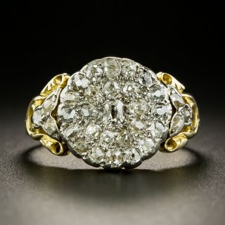 Late-Victorian Diamond Cluster Ring, English - 2