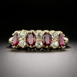 Late-Victorian Ruby and Diamond Ring - 2