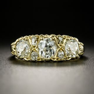 Late-Victorian Three-Stone Diamond Ring - 2