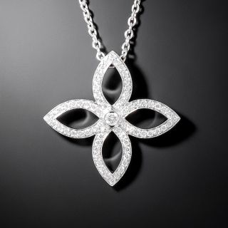 Louis Vuitton 'Pandan Tiff Cracant' Diamond Necklace - 2
