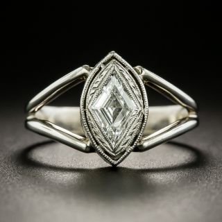 Marcus & Co. Art Deco Lozenge Shape Diamond Ring - 3