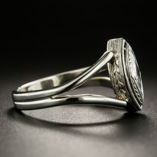 Marcus & Co. Art Deco Lozenge Shape Diamond Ring