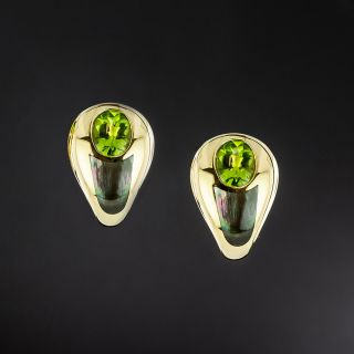 Mauboussin Peridot and Mother of Pearl Earrings - 2