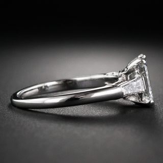 Mid-Century 1.08 Carat Emerald-Cut Diamond Engagement Ring