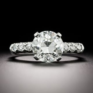 Mid-Century 2.62 Carat Diamond Engagement Ring - GIA K VS1 - 3