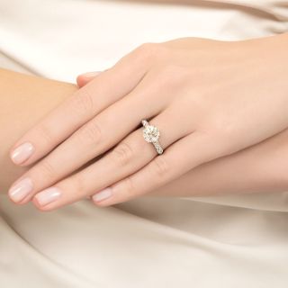 Mid-Century 2.62 Carat Diamond Engagement Ring - GIA K VS1