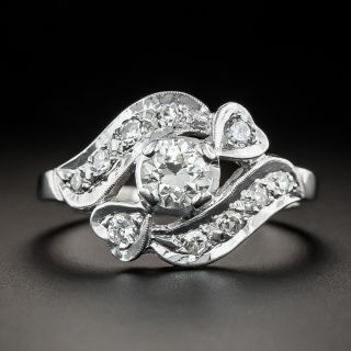  Mid-Century .50 Carat Diamond Ring by David Sarkin - 2