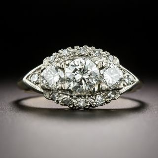 Mid-Century .55 Carat Diamond Engagement Ring - GIA I VS2 - 3