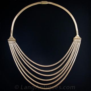 Mid-Century 6-Strand Necklace By Forstner - 2
