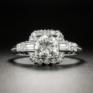 Mid-Century .75 Carat Diamond Engagement Ring - 3