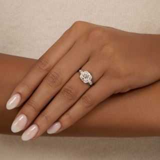 Mid-Century .75 Carat Diamond Engagement Ring