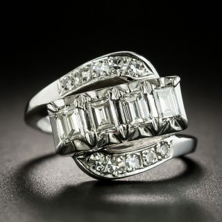 Mid-Century Baguette Diamond Ring - 2