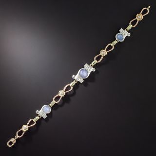 Mid-Century Star Sapphire Bracelet by F&F Felger - 1