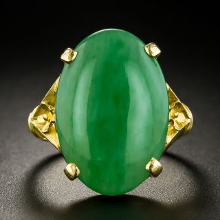 Natural Burmese Jade Ring - 2