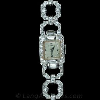 Omega Art Deco Ladies Bracelet Watch - 1