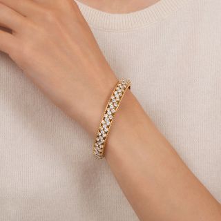 Oscar Heyman 9.44 Carat Diamond Bracelet