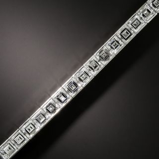 Oscar Heyman Carre-Cut Diamond Line Bracelet - 4