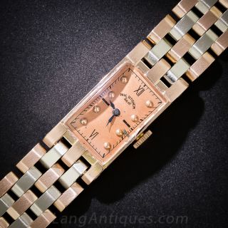 Paul Ditisheim Retro Two-Tone Bracelet Watch