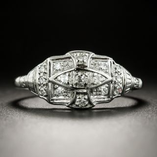 Petite Art Deco Diamond Ring by J.R. Wood - 3