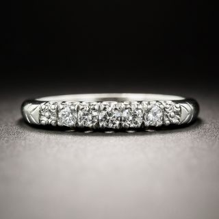 Platinum Diamond Wedding Band by T. Knoebber