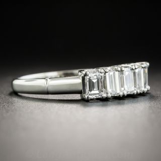 Platinum Five-Stone Baguette Diamond Ring