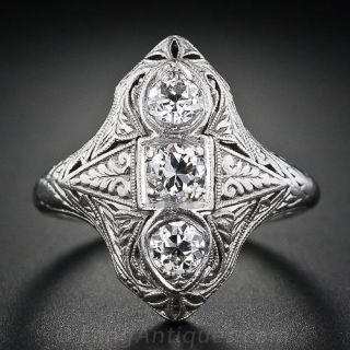 Vintage Diamond Dinner Ring 