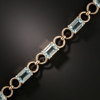 Retro Aquamarine Bracelet  - 3