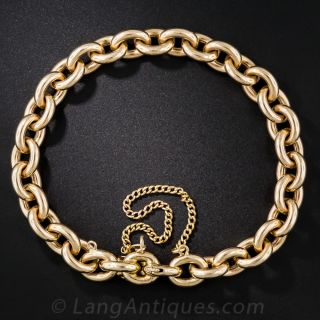 Russian 14 Karat Rose Gold Bracelet 