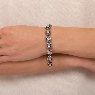 Russian Rose-Cut Diamond Bracelet