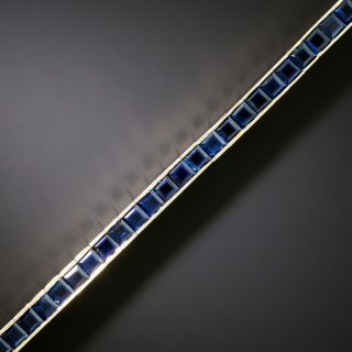 Sapphire Straight Line Bracelet - 5