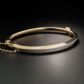 Small Victorian Children's Rose Gold Bangle Bracelet