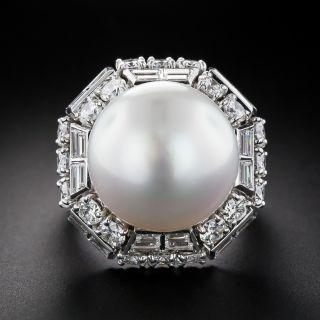 South Sea and Diamond Pearl Ring by Piaget - 3