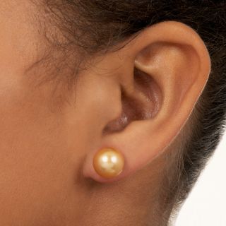 South Sea Gold Pearl Earrings